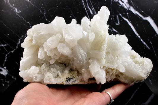 Long Quartz Crystal Cluster