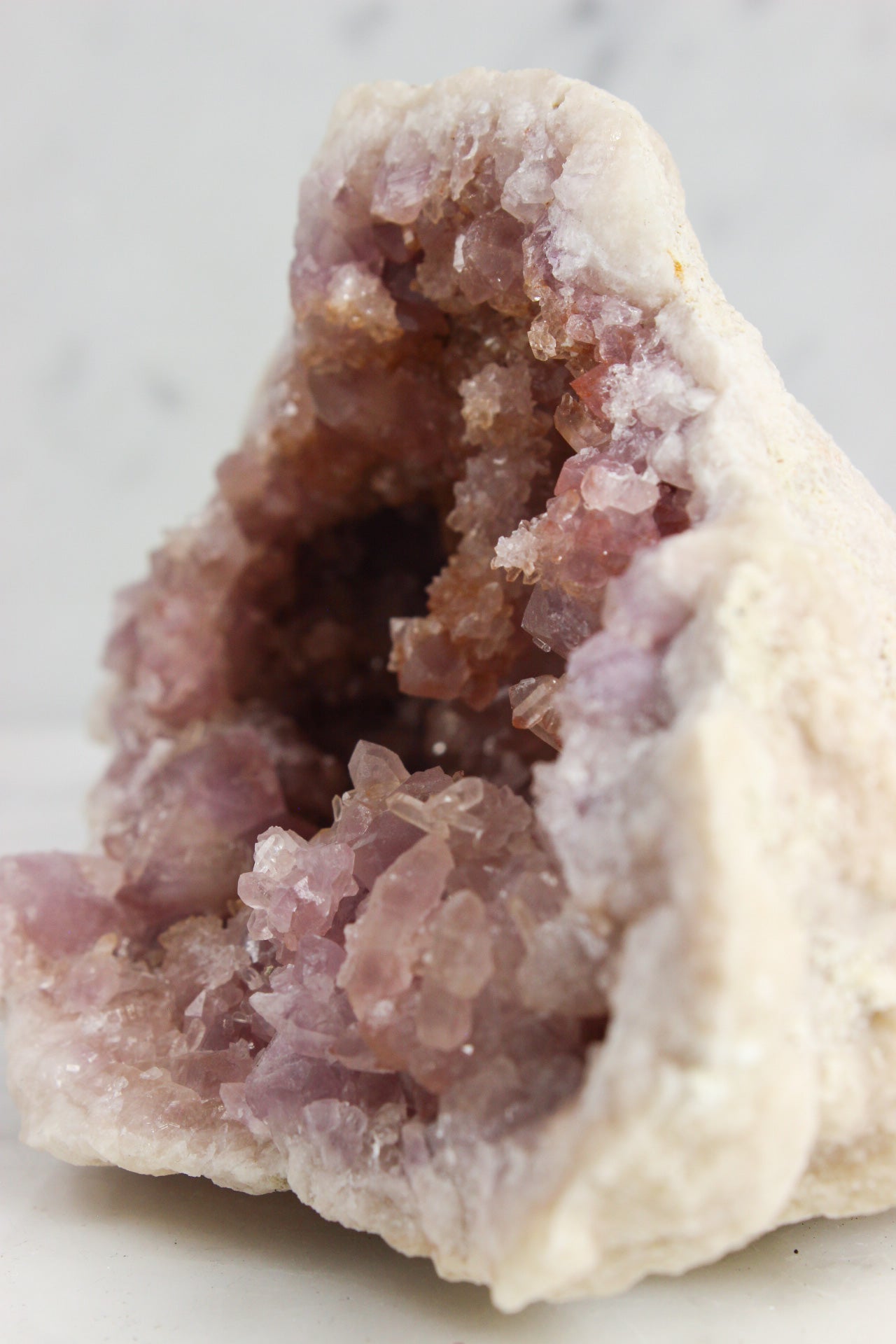Pink Amethyst Large Druzy Specimen