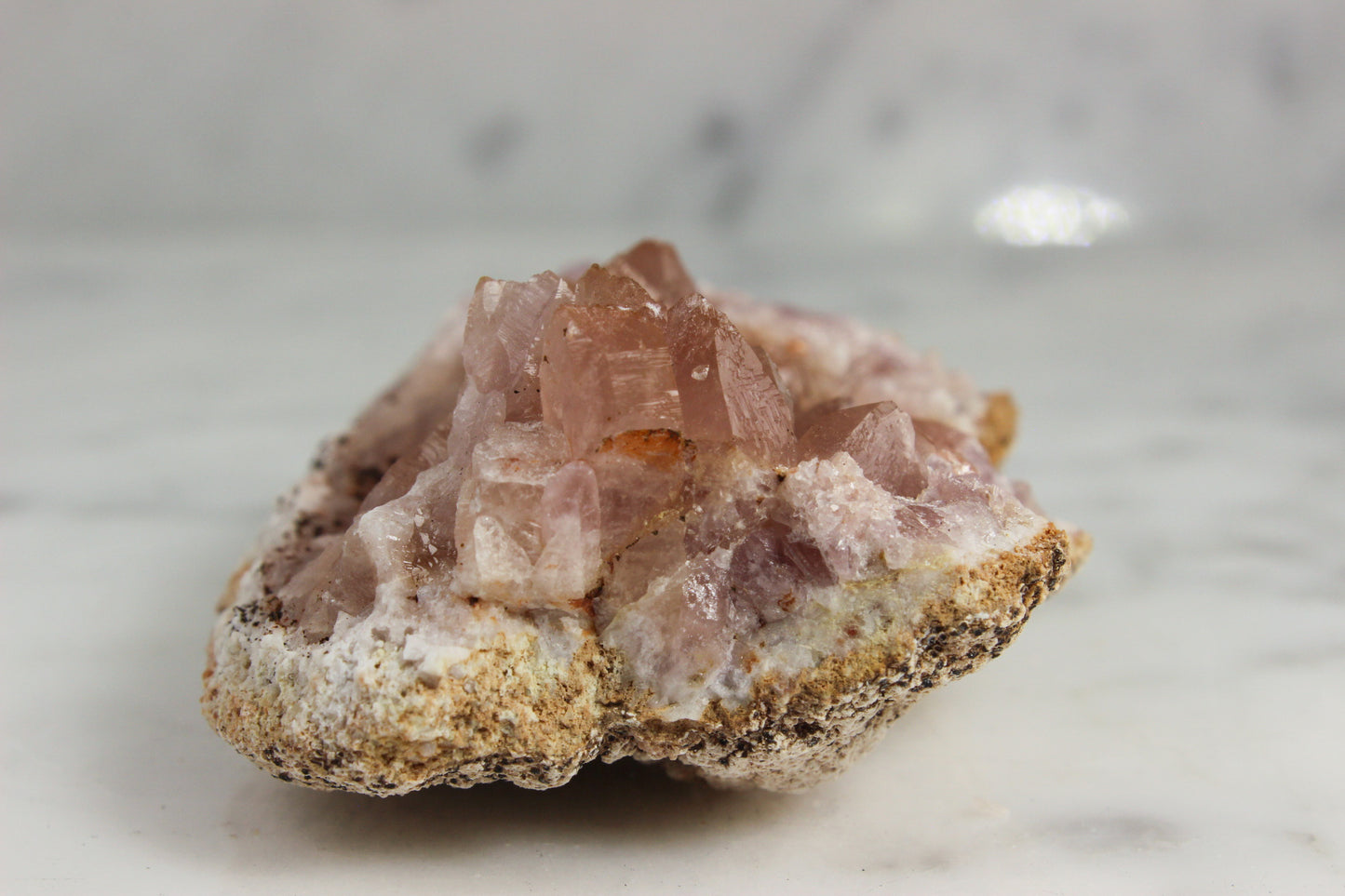 Pink Amethyst Crystal Cluster