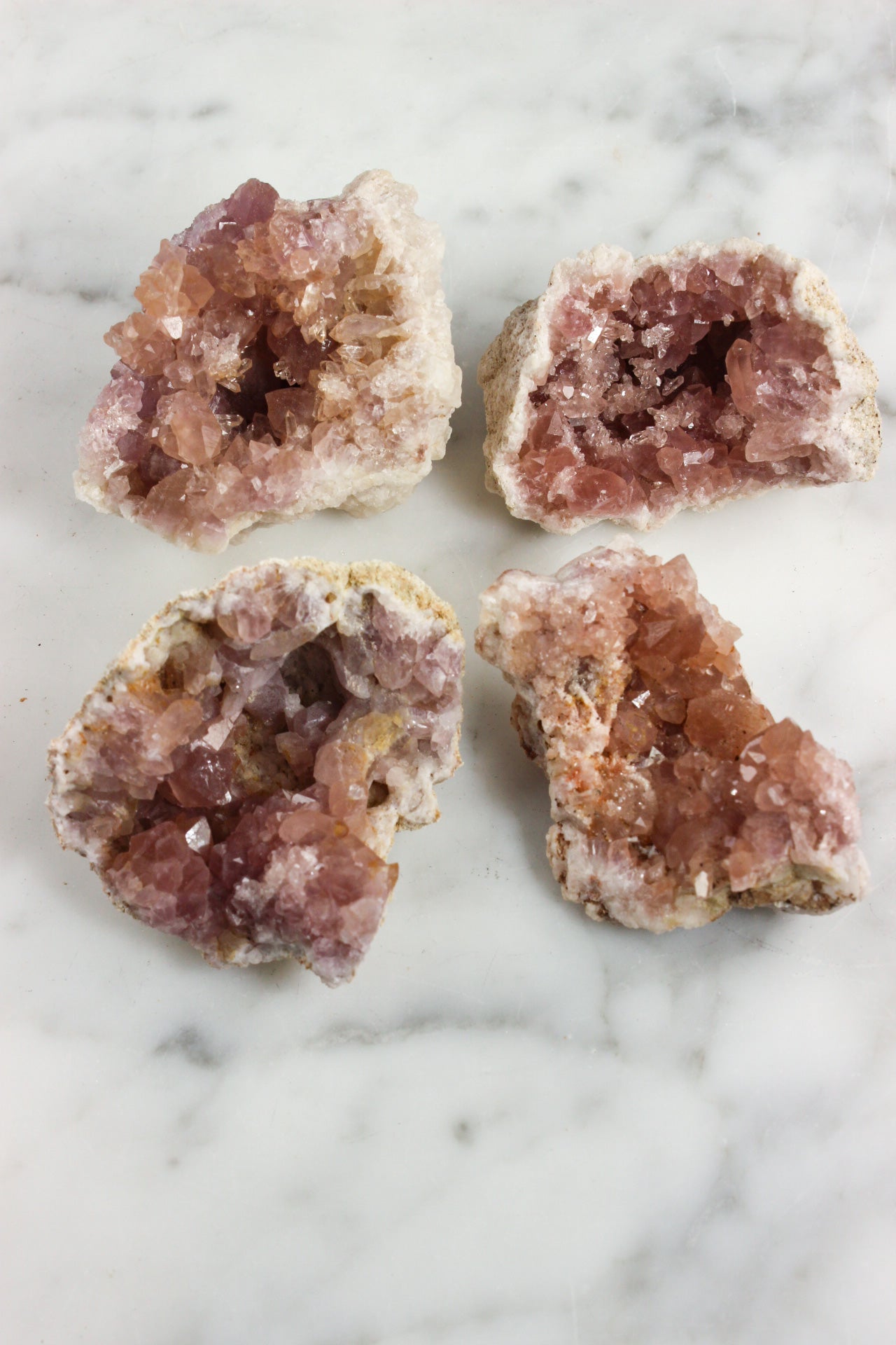 Small Pink Amethyst Druzies