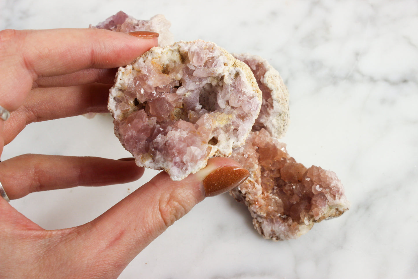 Small Pink Amethyst Druzies
