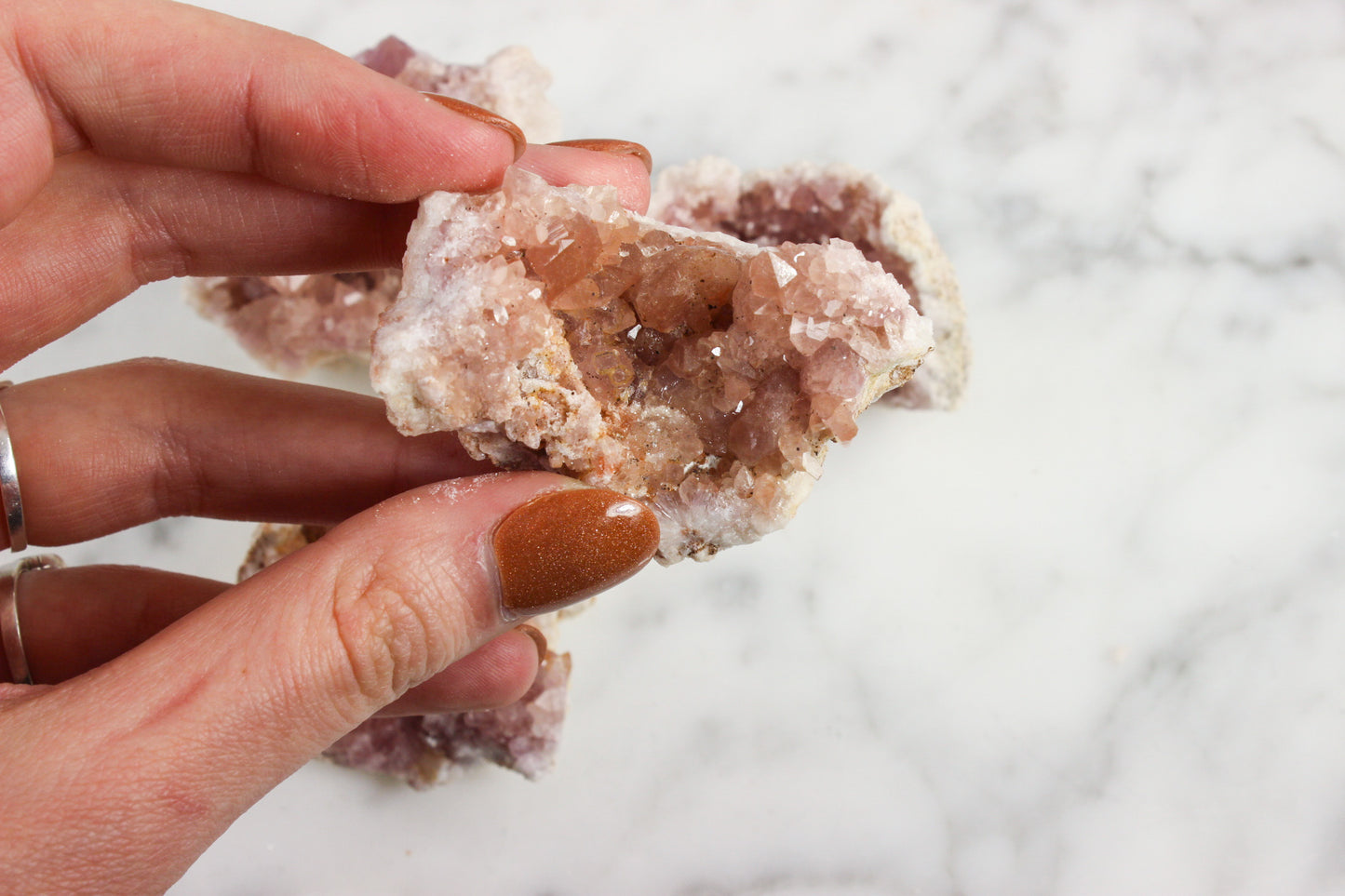 Small Pink Amethyst Druzies