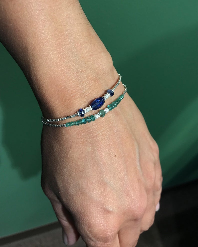 Kyanite Hill Tribe Silver Bracelet