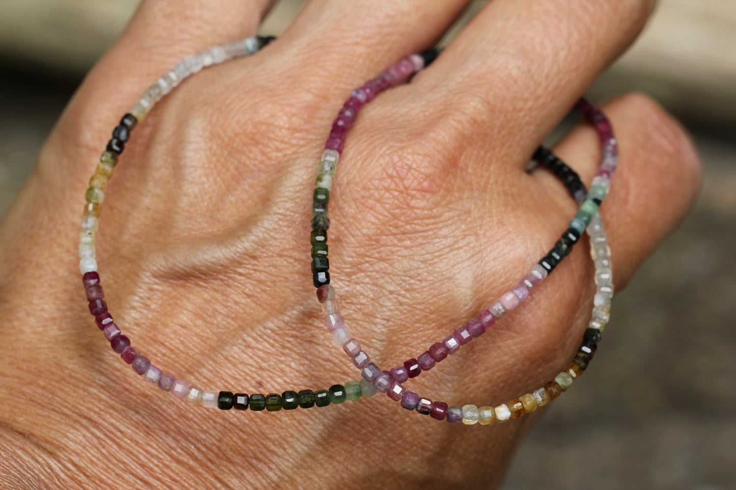 Tourmaline Beaded Necklace