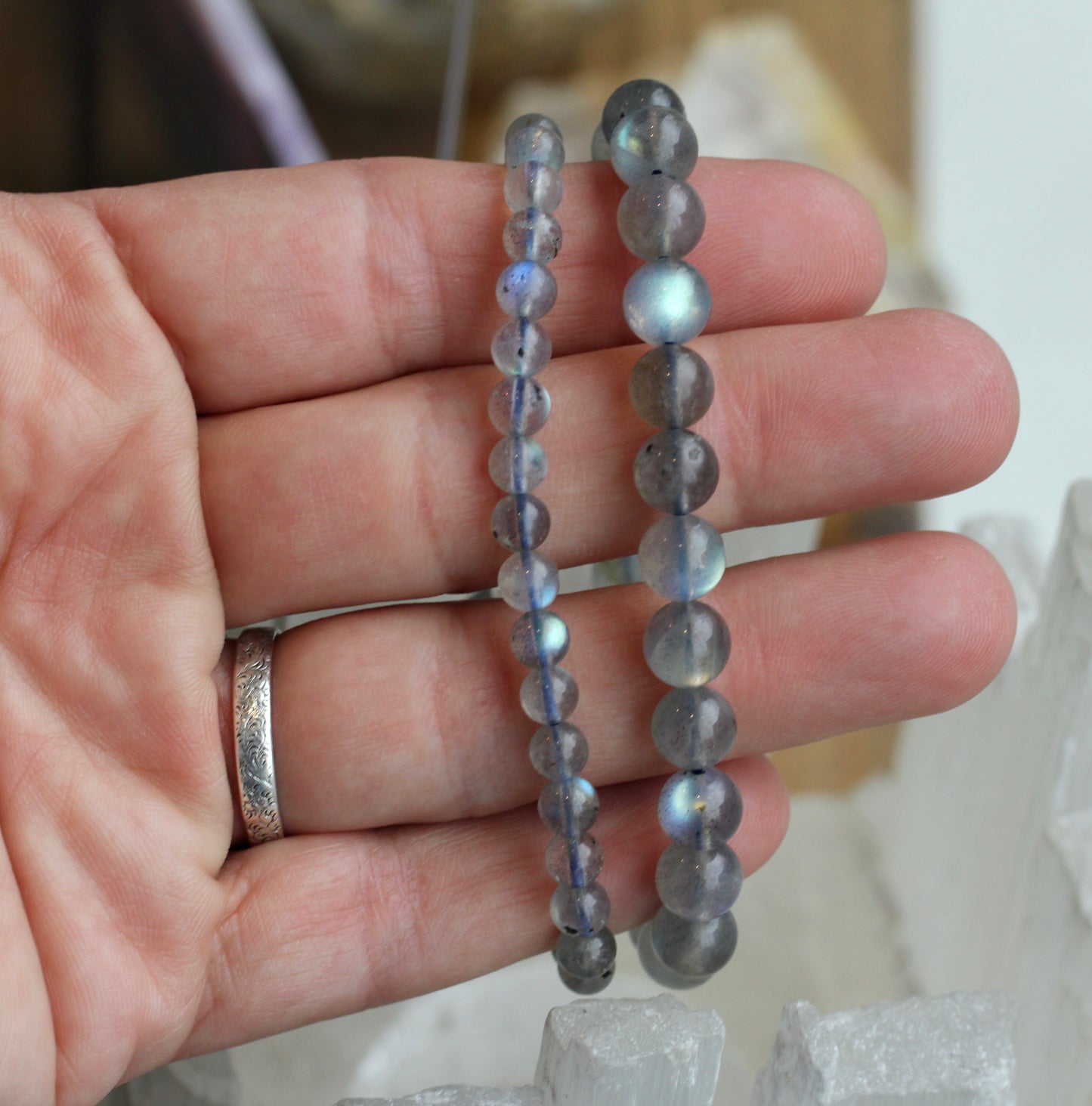 Labradorite Stretch Bracelets