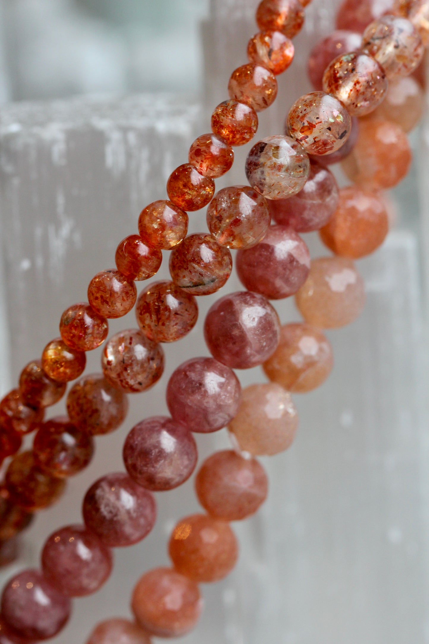 Sunstone Stretch Bracelets