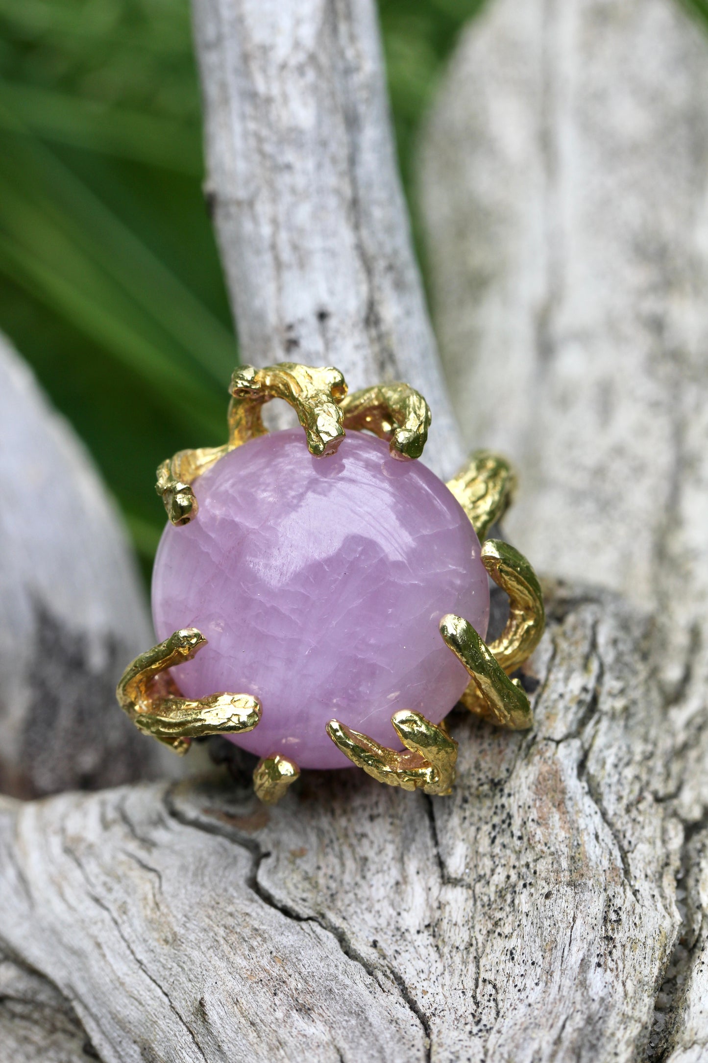 Kunzite Branch Ring