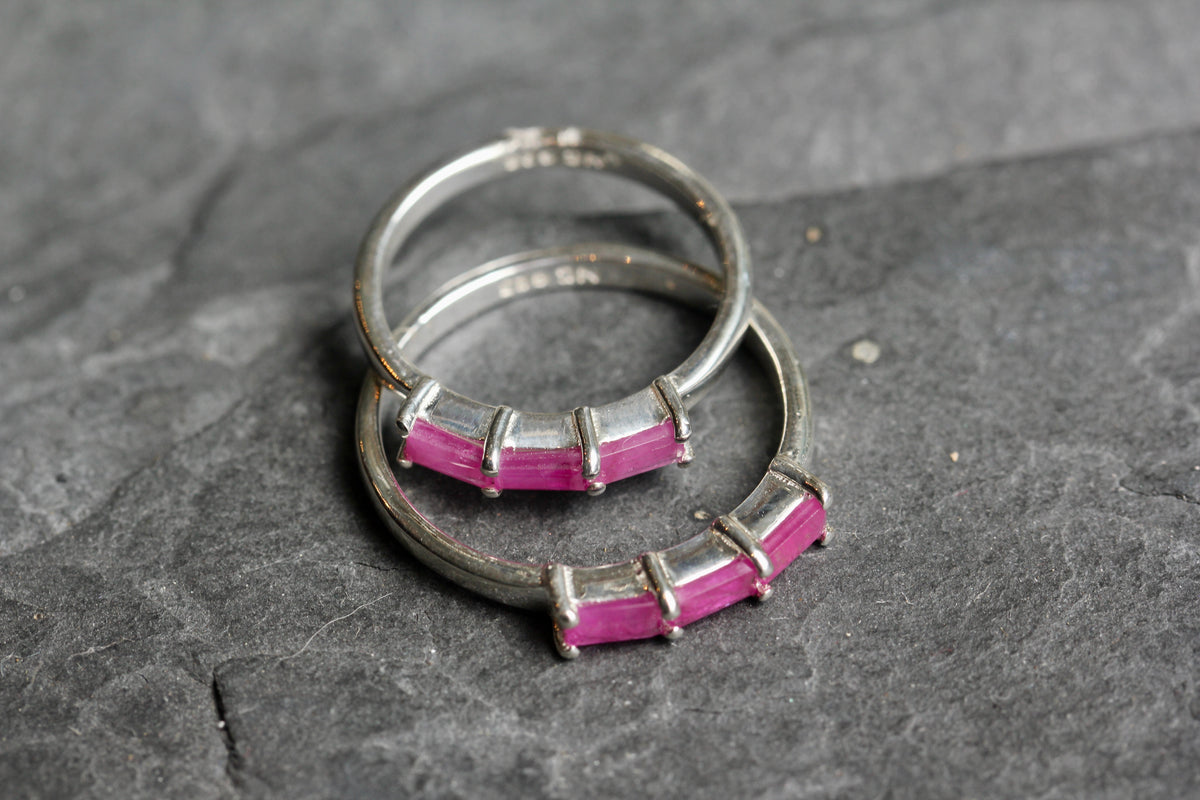 Ruby Baguette Ring