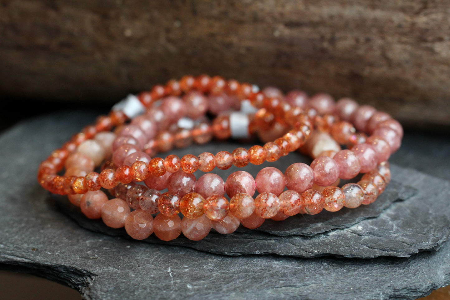 Sunstone Stretch Bracelets