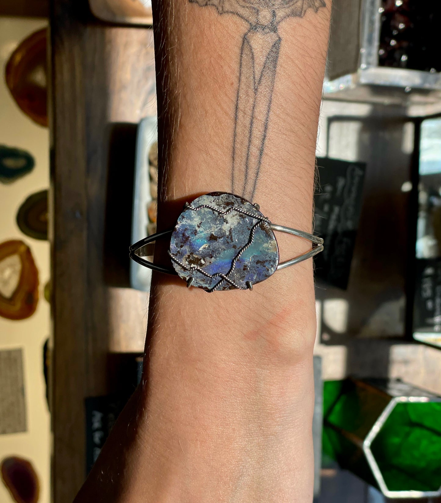 Boulder Opal Cuff Bracelet