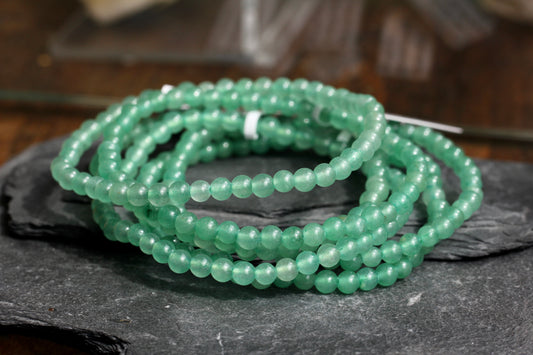 Aventurine Stretch Beaded Bracelet