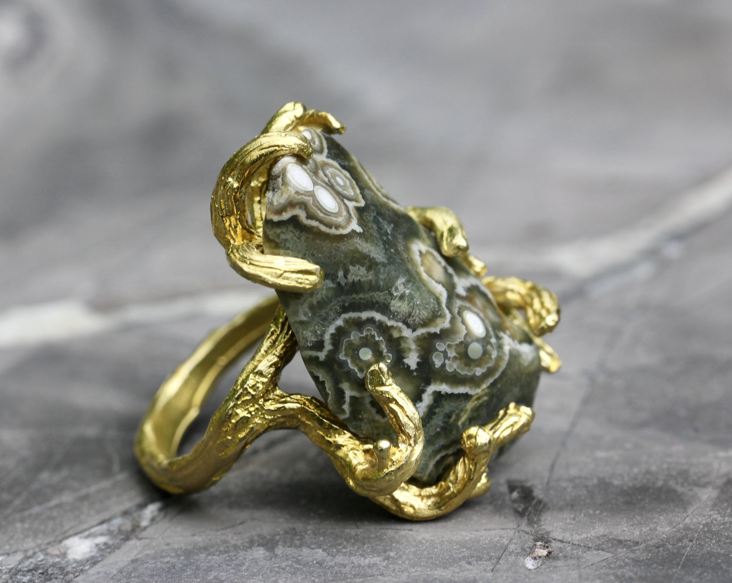 Ocean Jasper Lagoon Ring