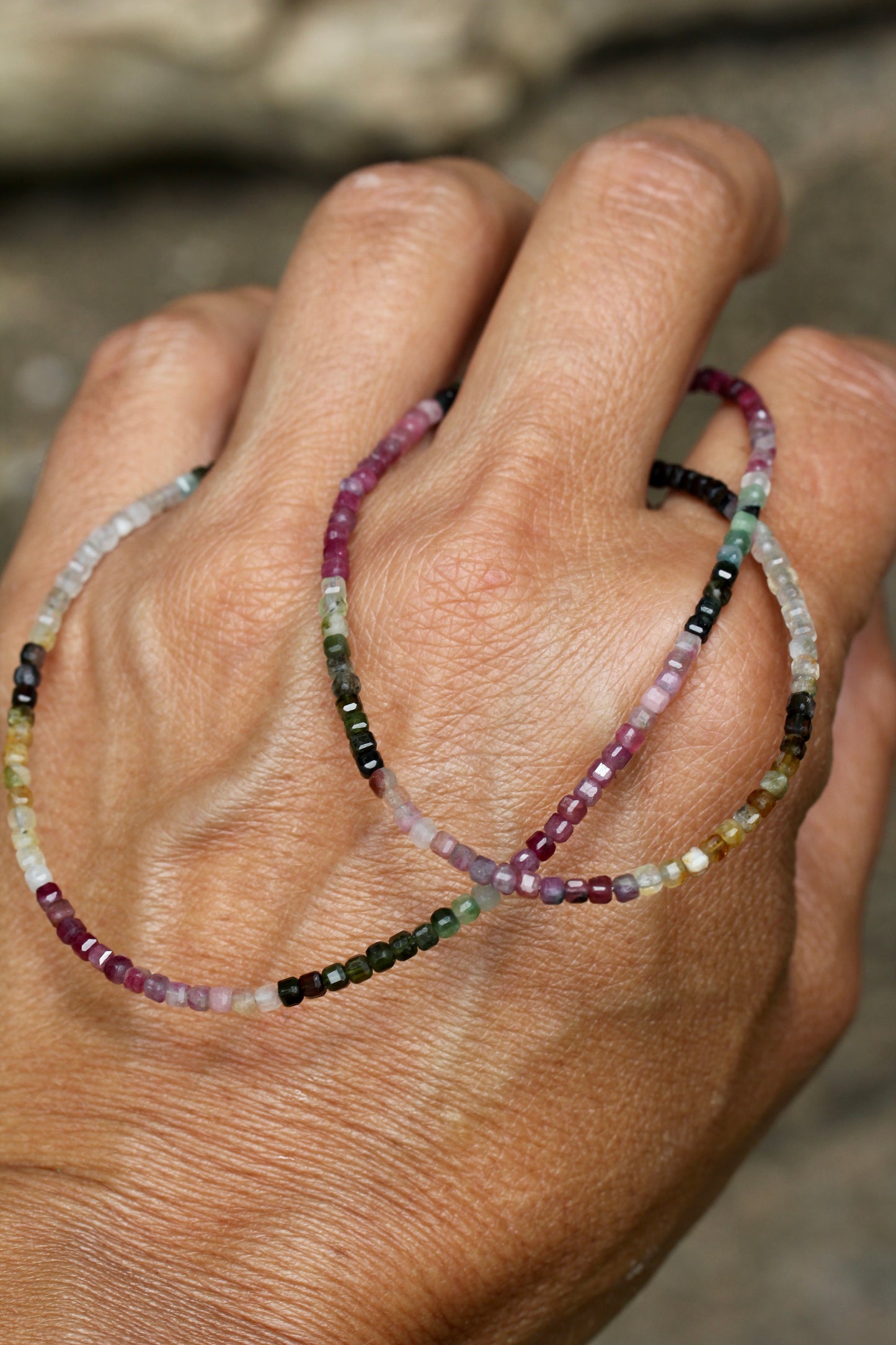 Tourmaline Beaded Necklace