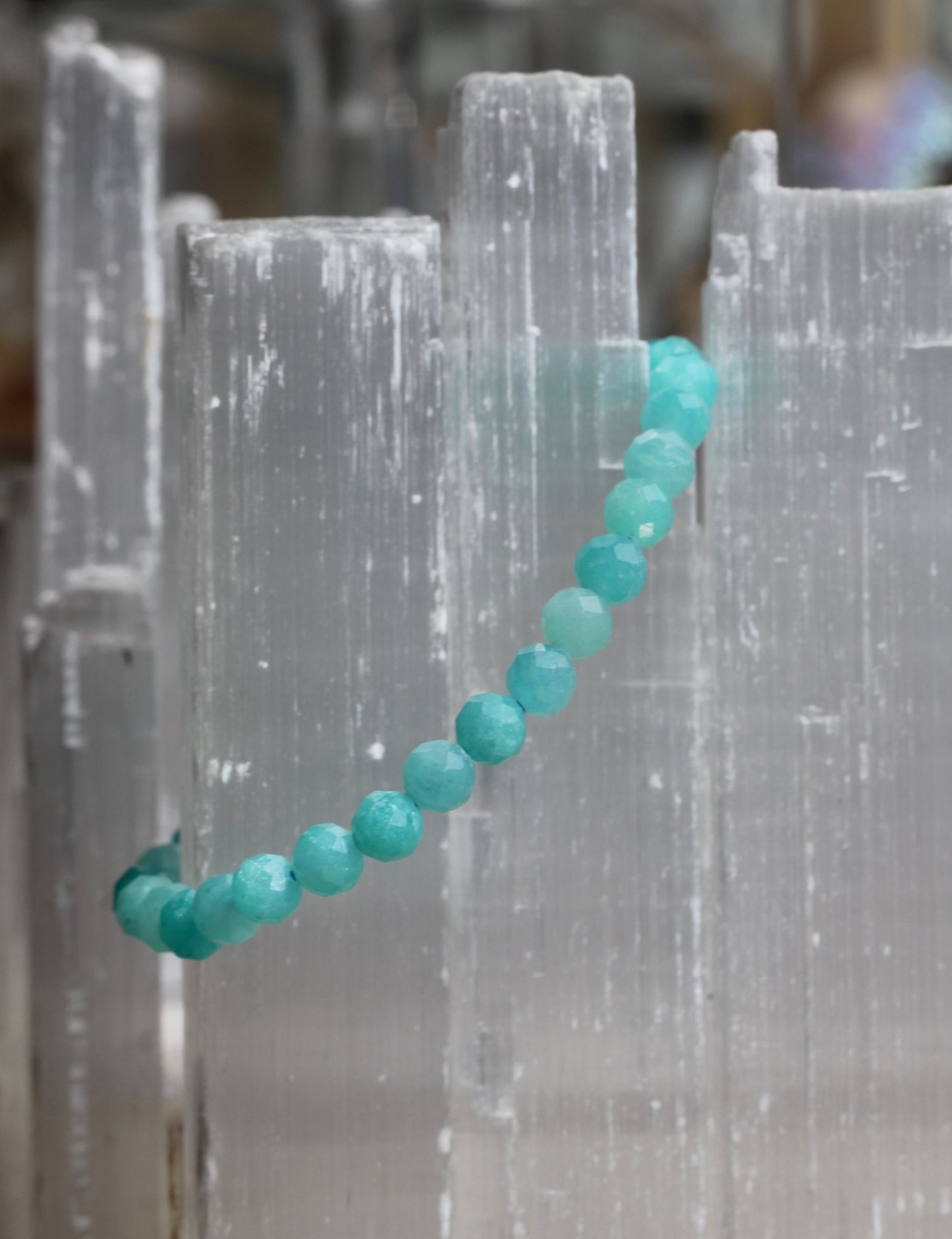 Amazonite Bead Stretch Bracelets