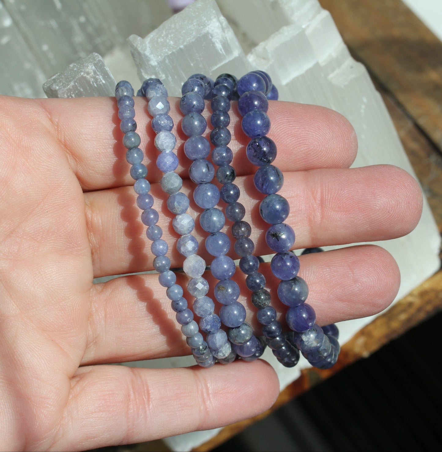 Tanzanite Stretch Bracelets