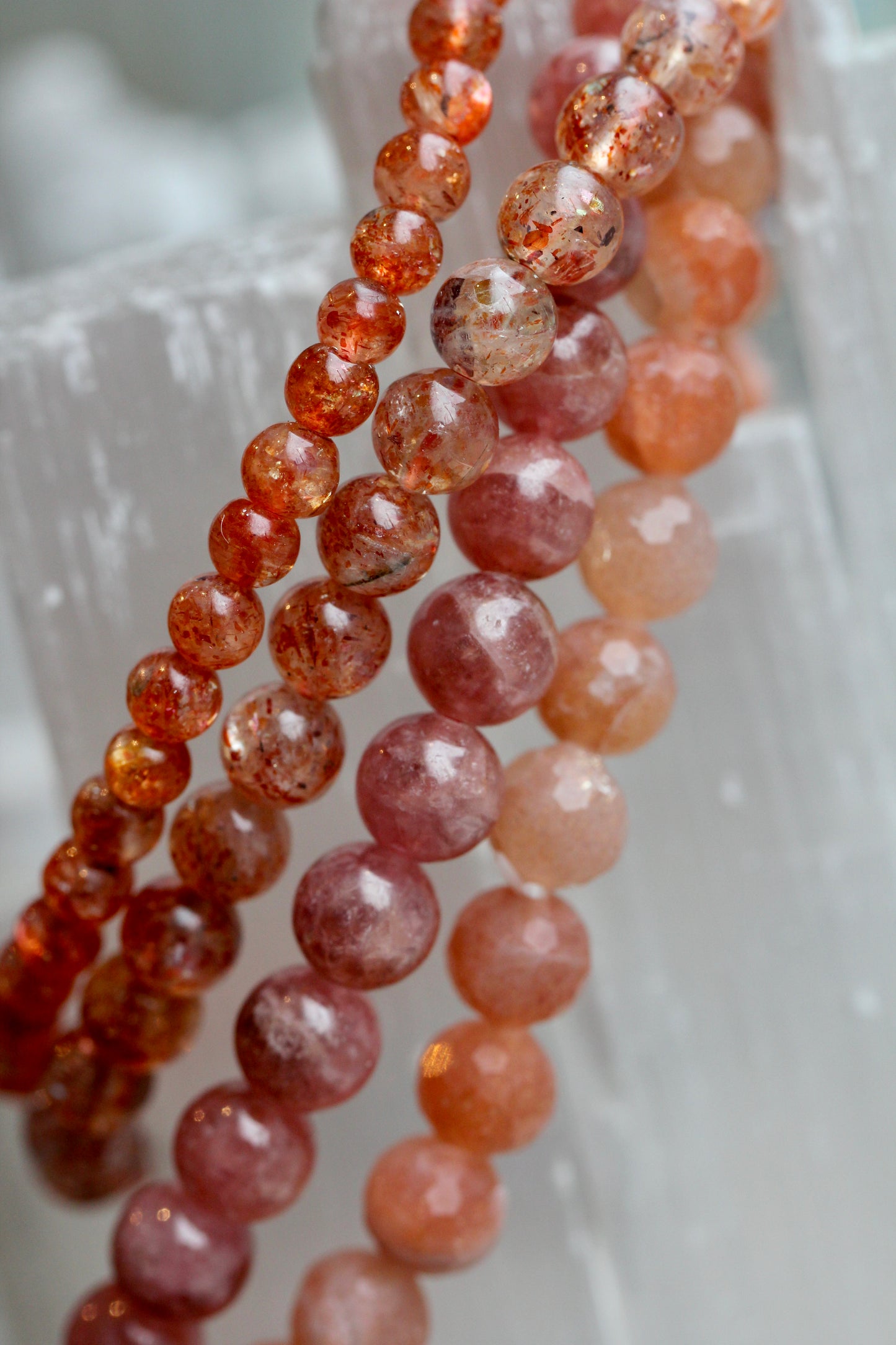 Sunstone Stretch Bracelets