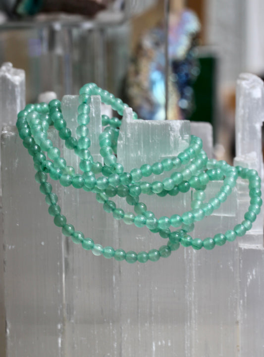 Aventurine Stretch Beaded Bracelet
