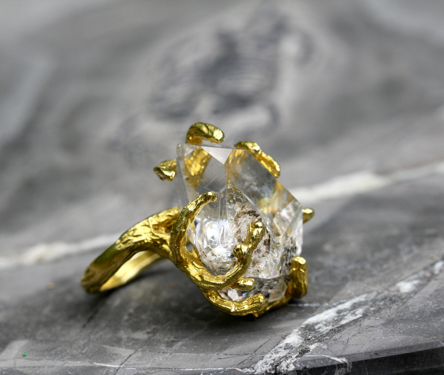 Herkimer Diamond Branch RIng