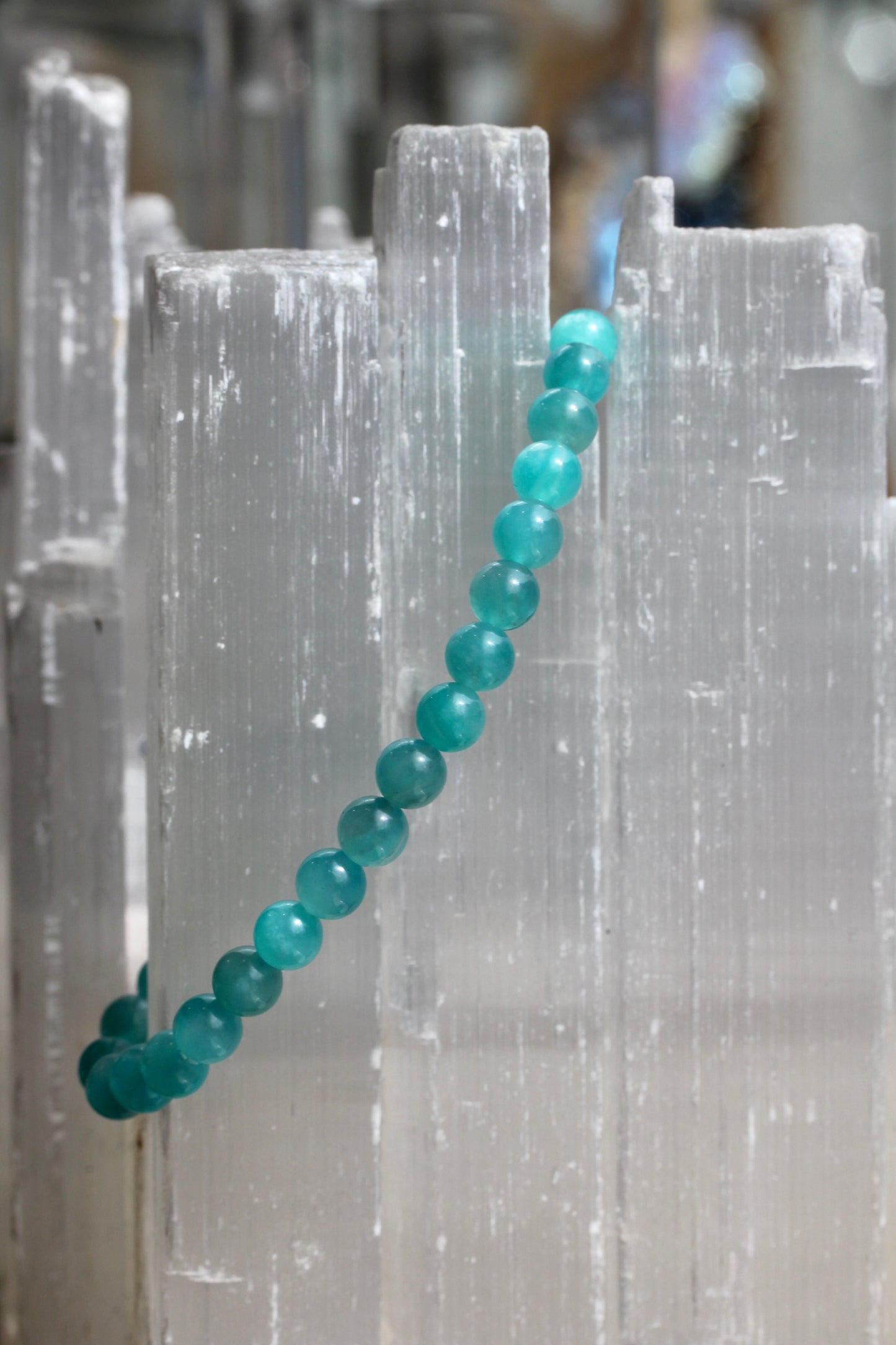Amazonite Bead Stretch Bracelets