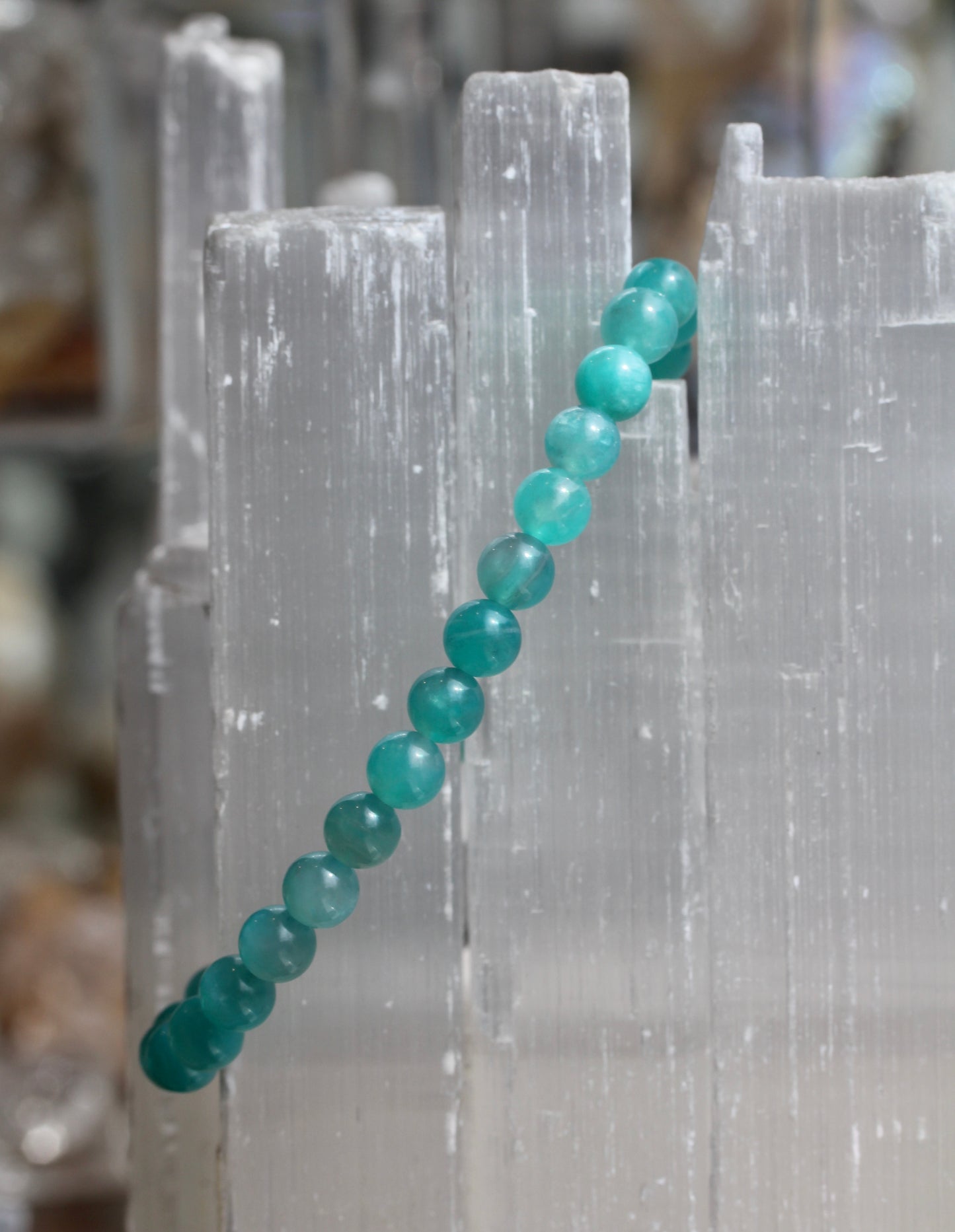 Amazonite Bead Stretch Bracelets