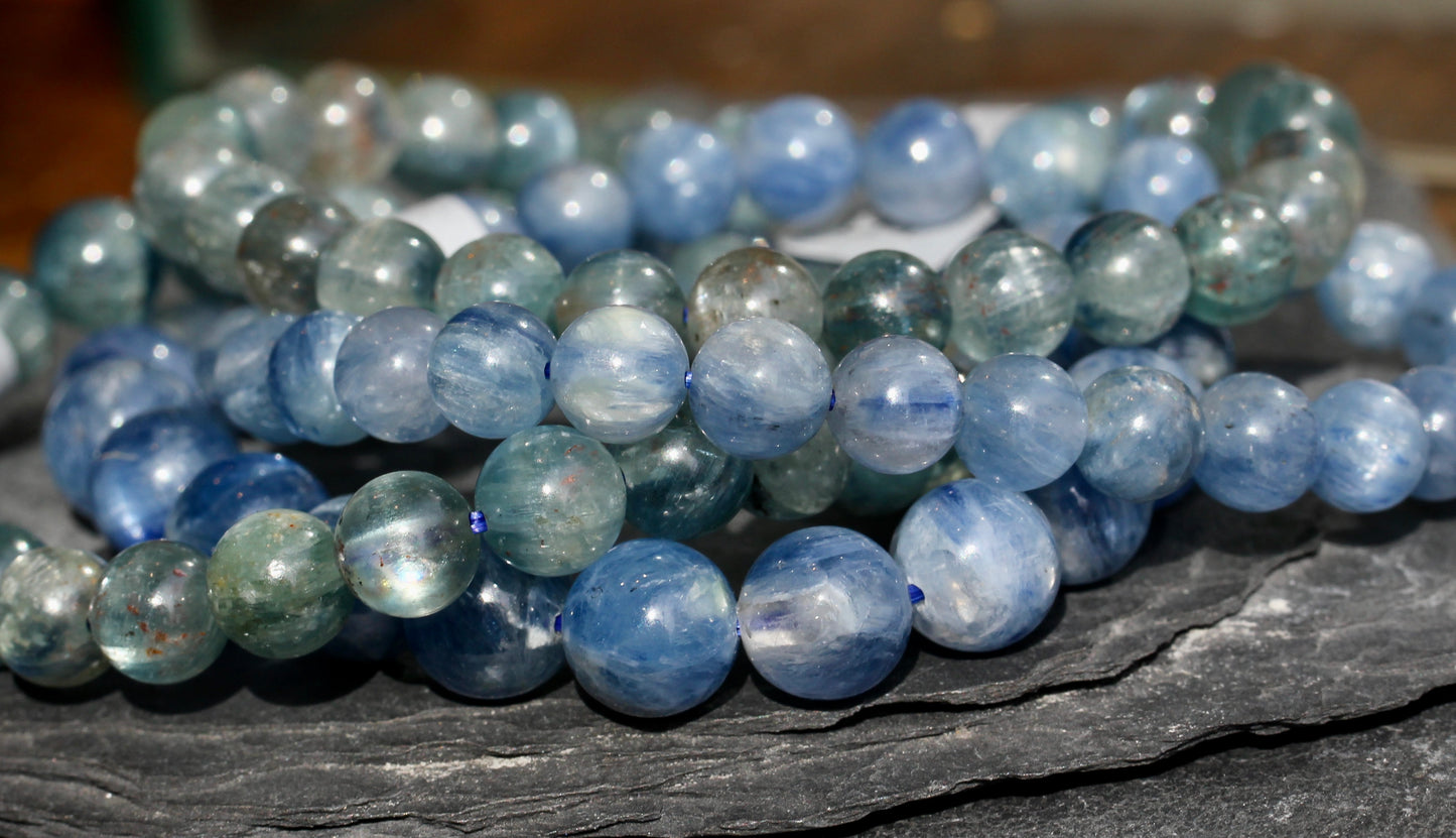 Kyanite Stretch Bead Bracelets
