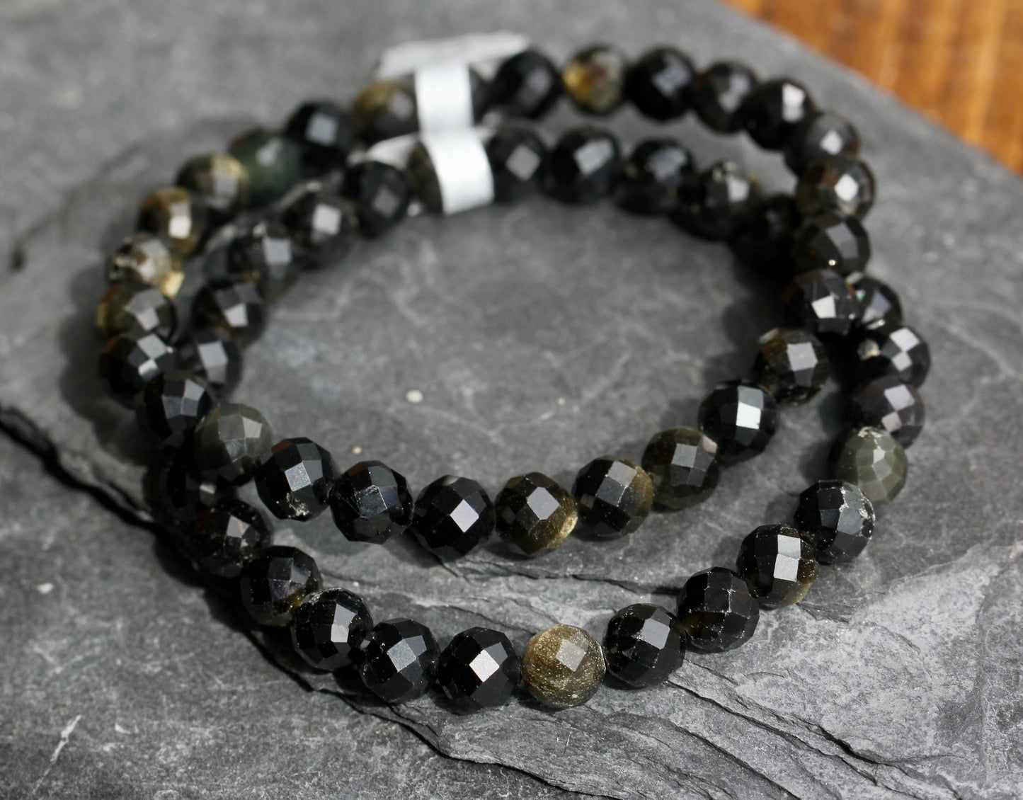 Sheen Obsidian Stretch Bracelet