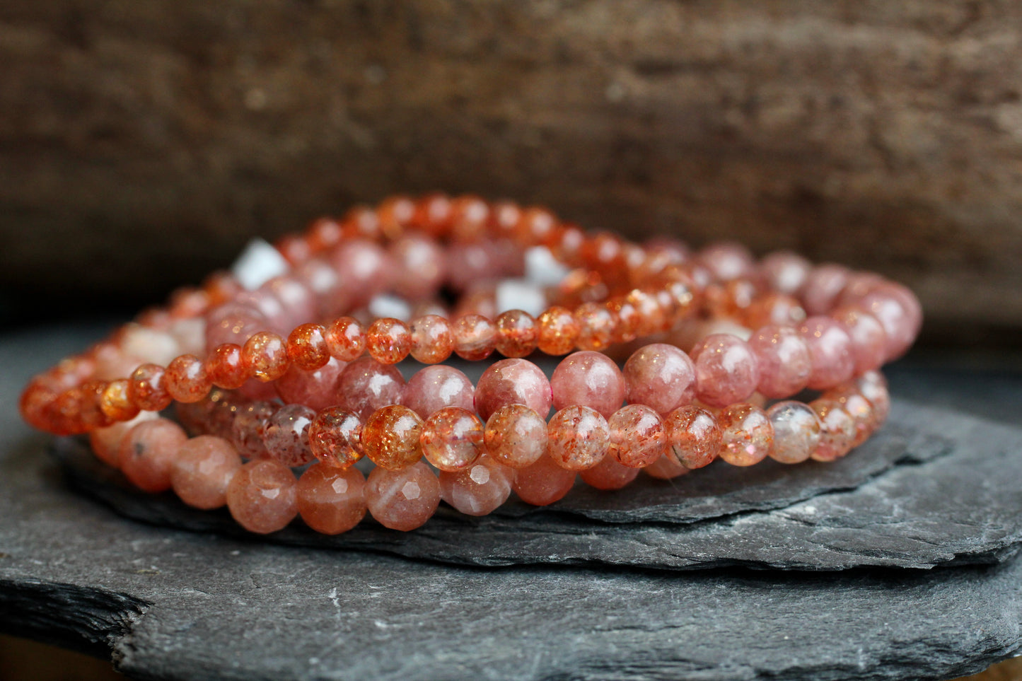 Sunstone Stretch Bracelets
