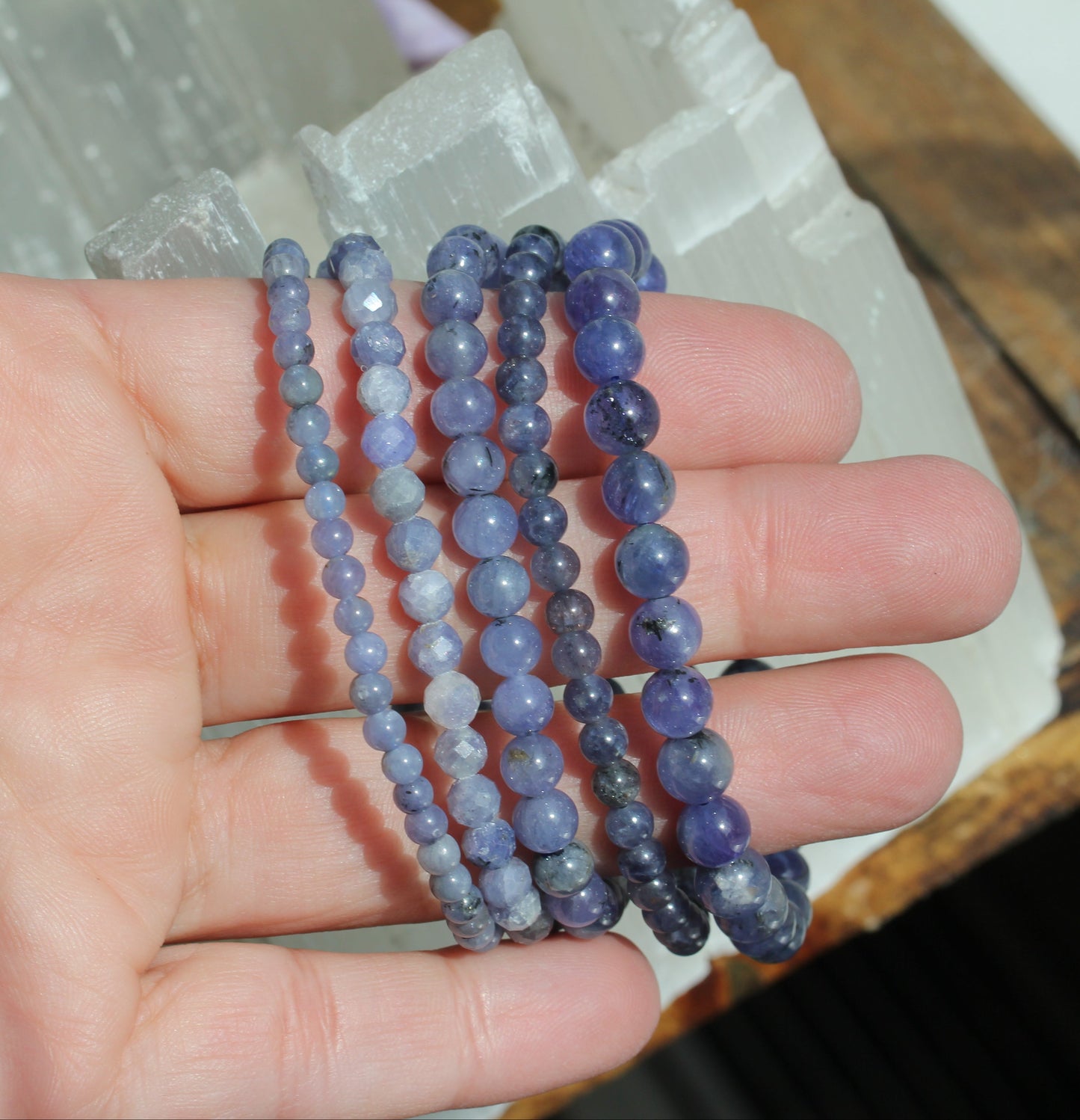 Tanzanite Stretch Bracelets