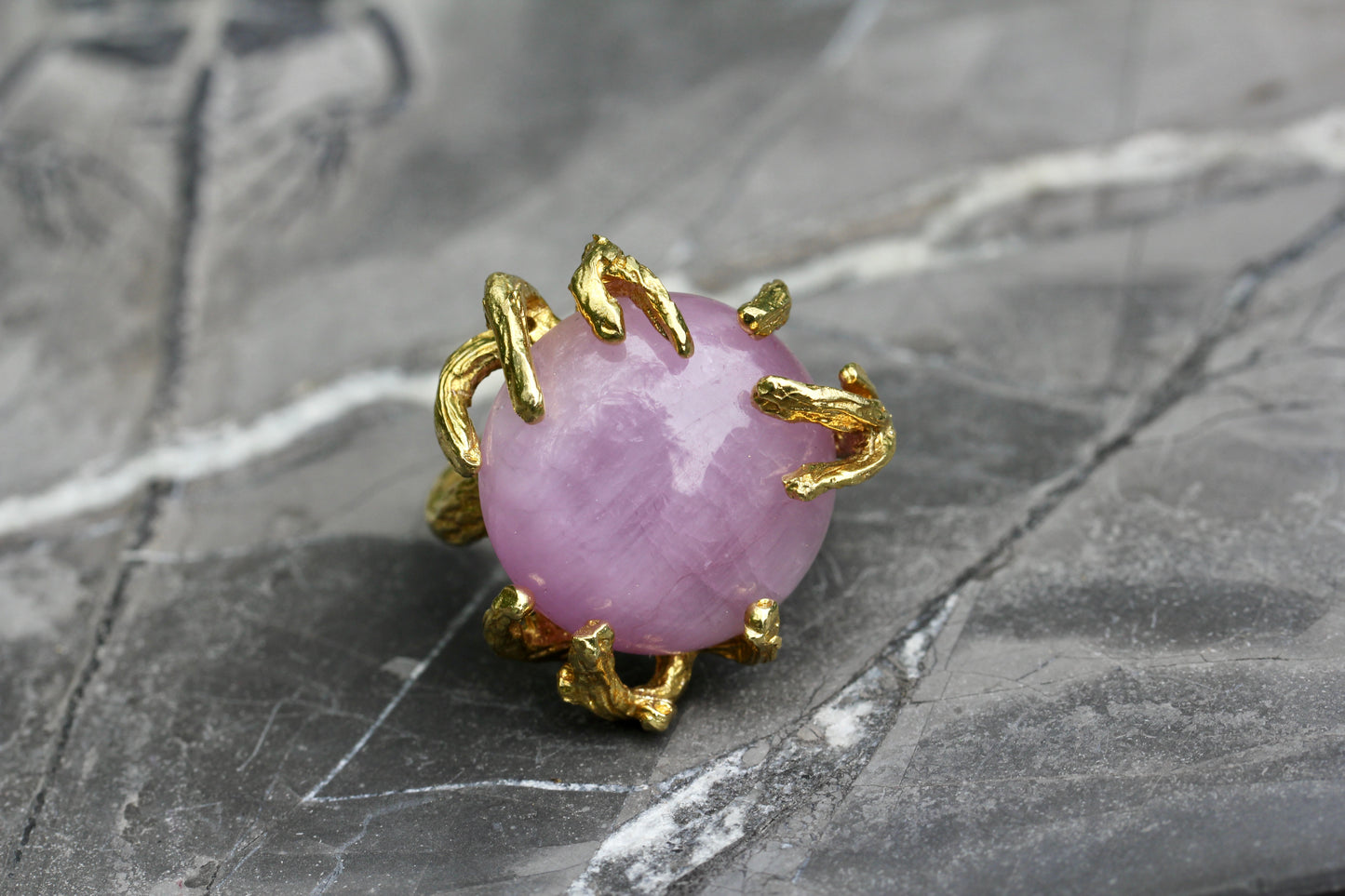 Kunzite Branch Ring