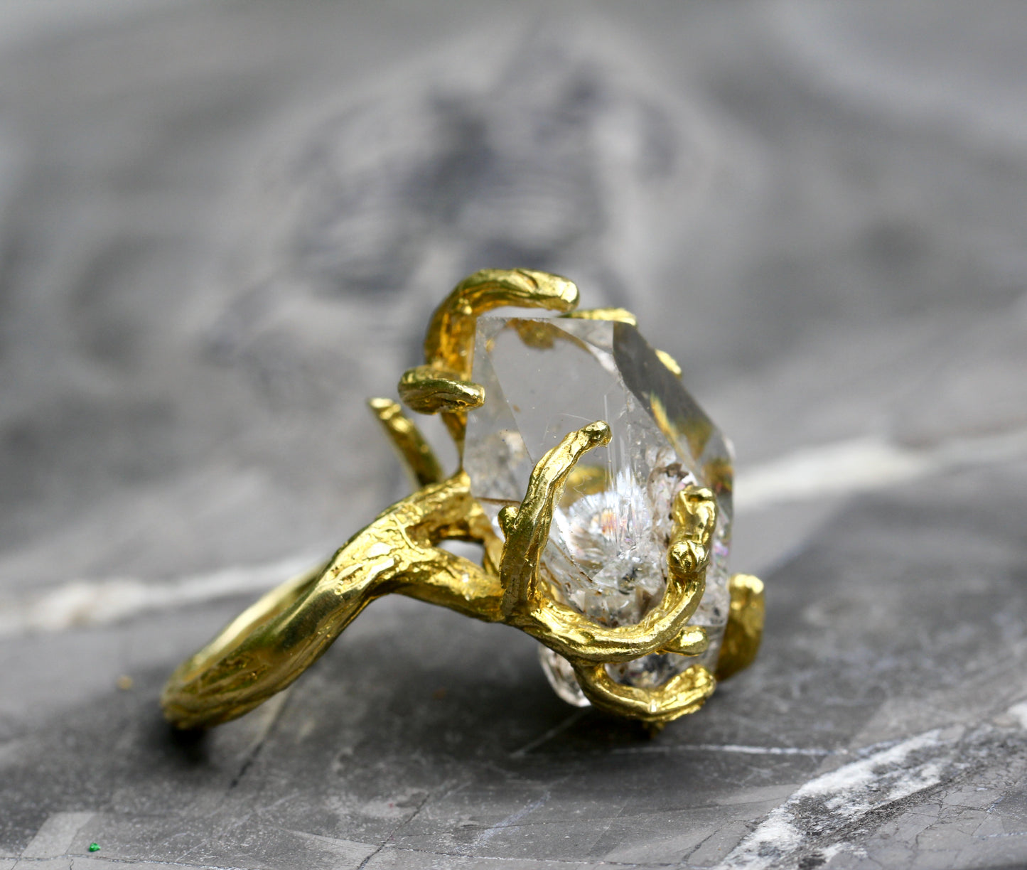 Herkimer Diamond Branch RIng