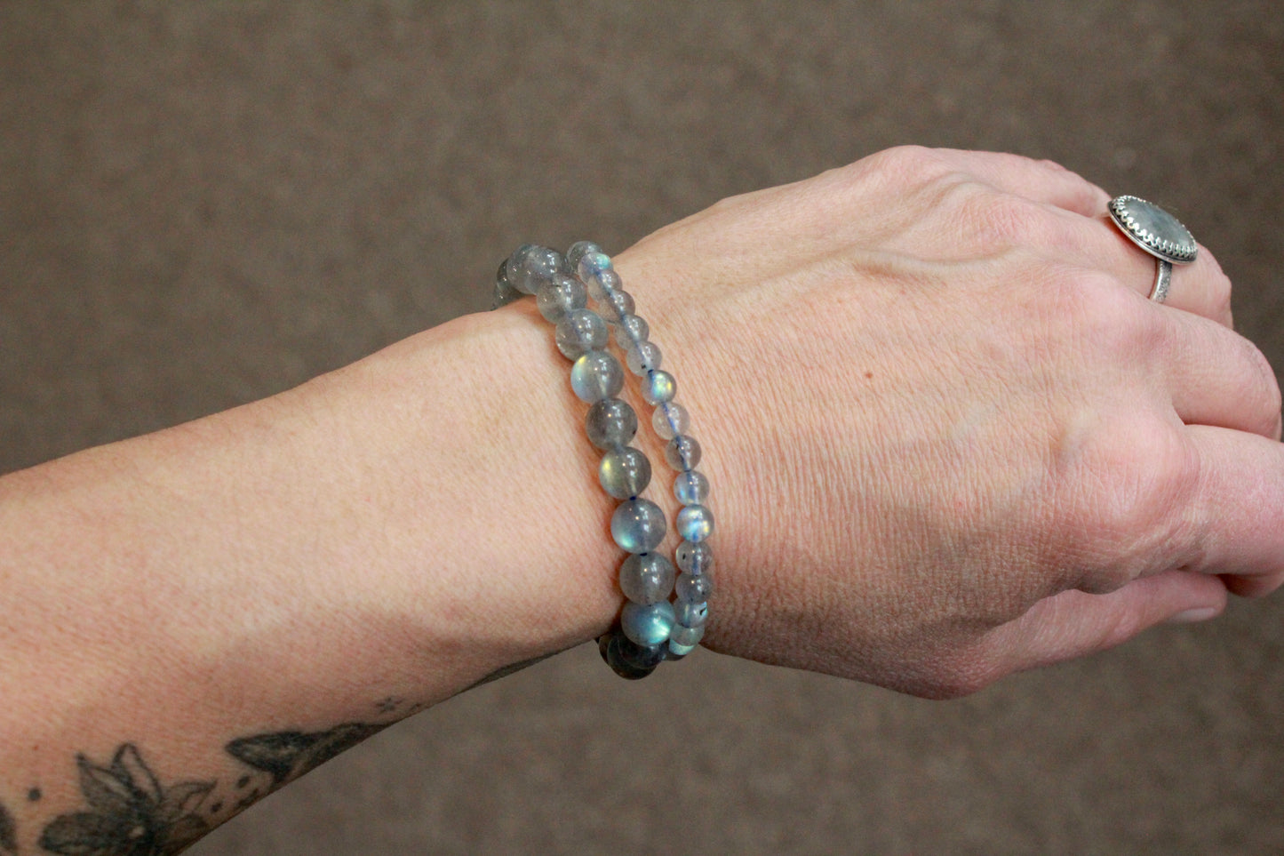 Labradorite Stretch Bracelets