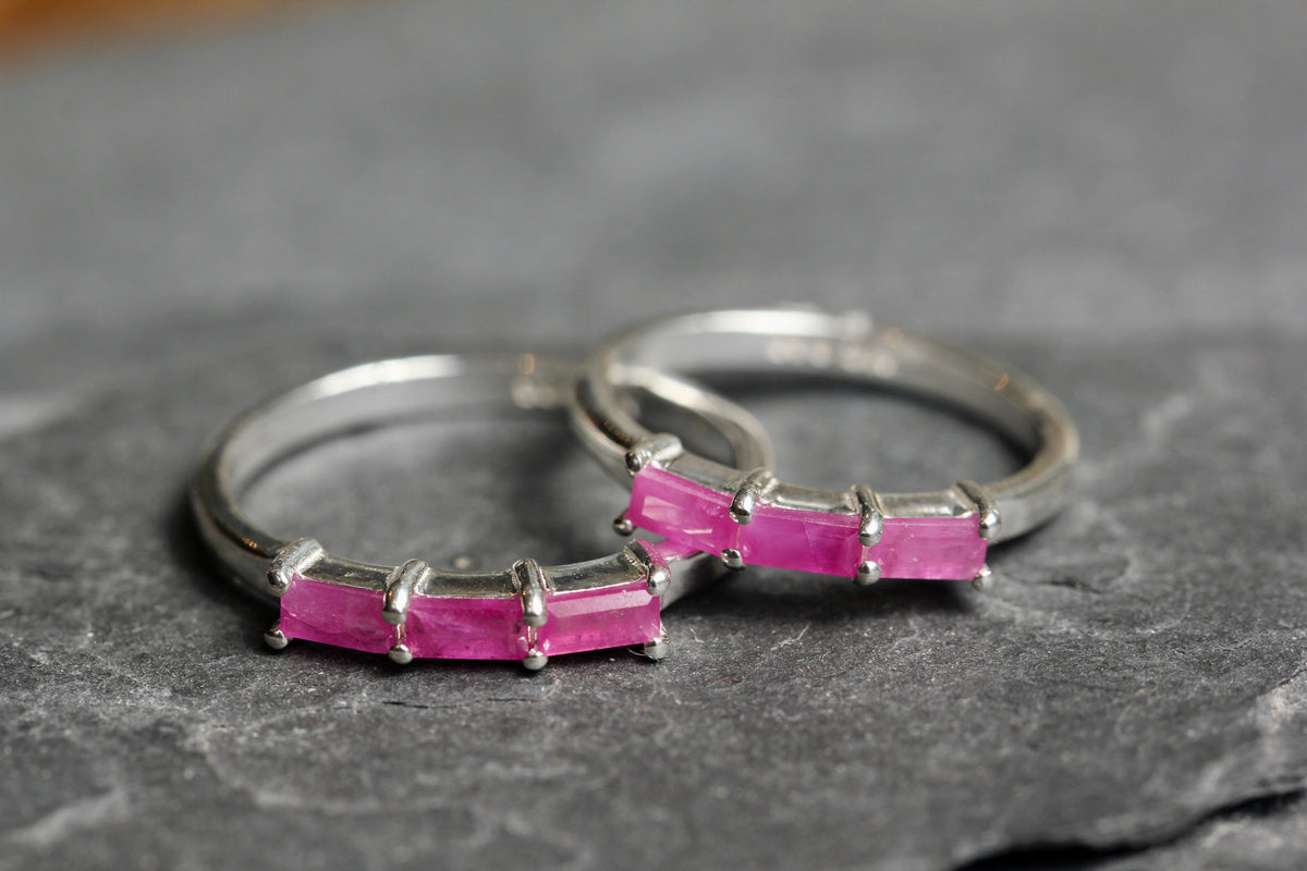 Ruby Baguette Ring