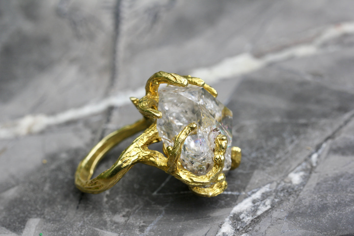 Herkimer Diamond Branch RIng
