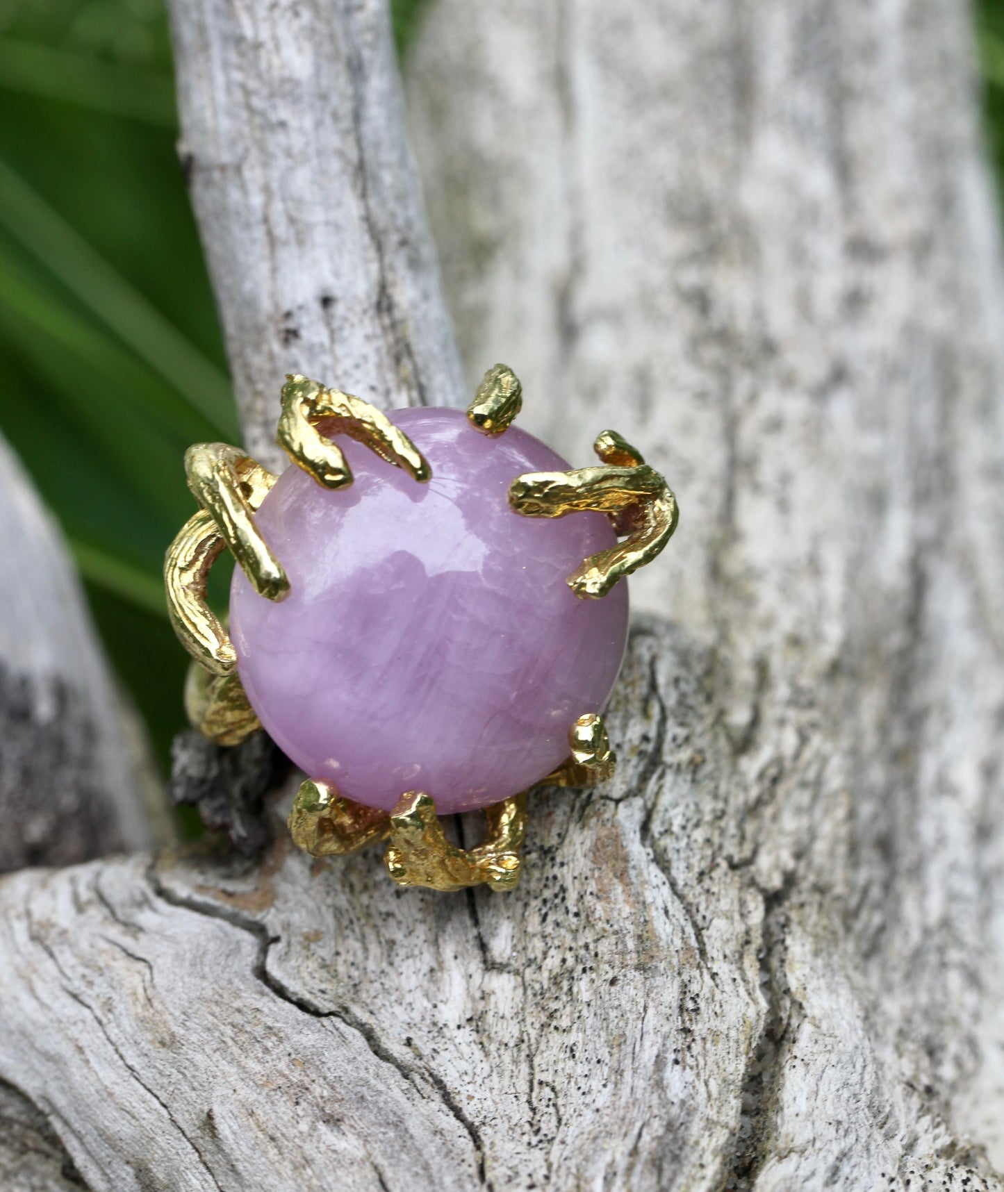Kunzite Branch Ring