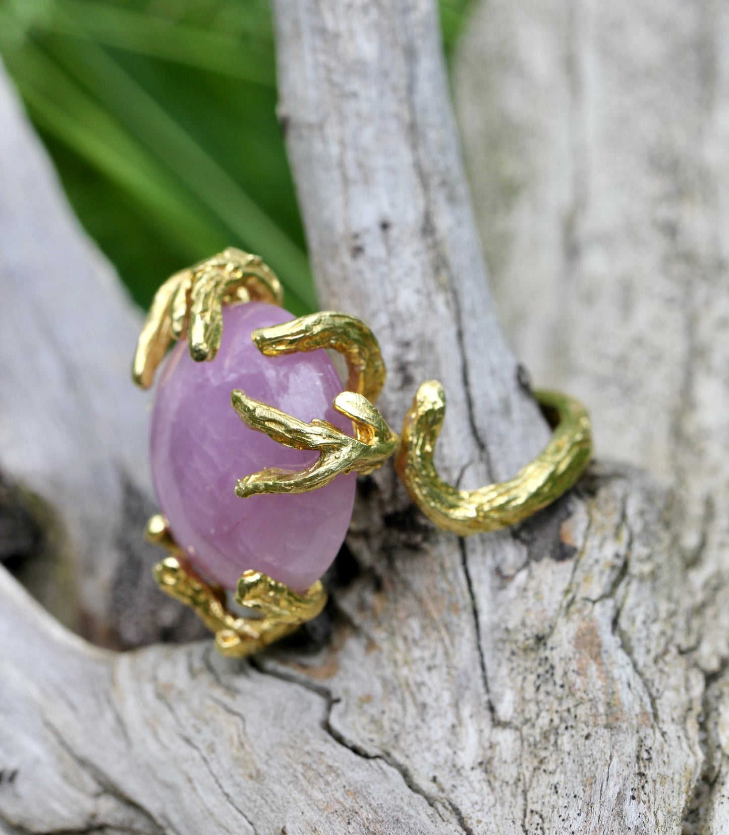 Kunzite Branch Ring