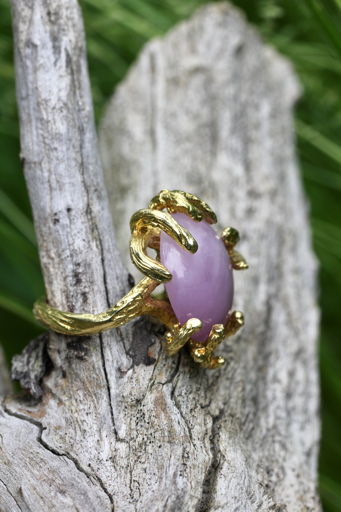 Kunzite Branch Ring