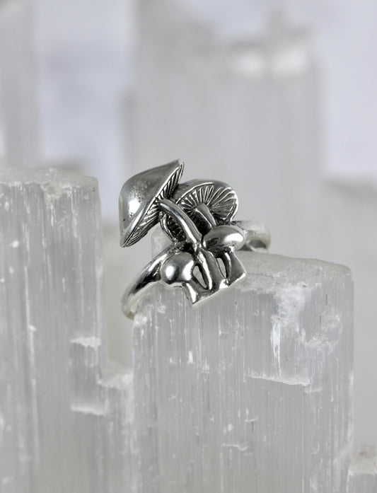 Silver Mushroom Ring