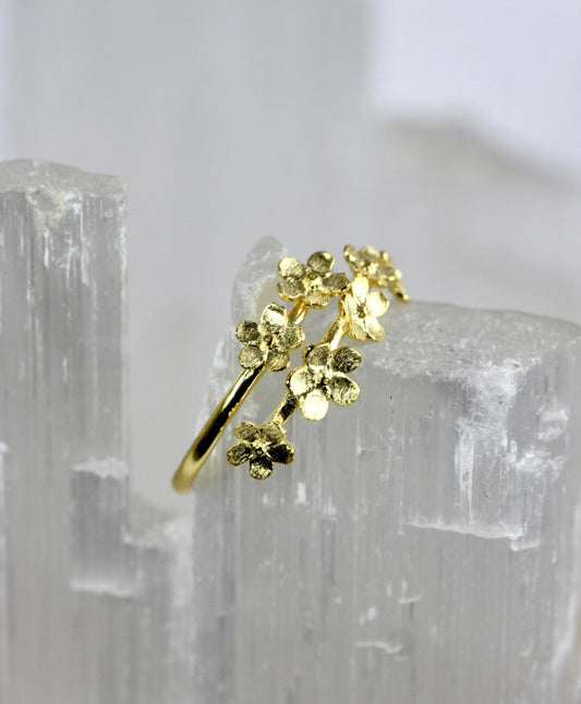 Gold Flower Ring
