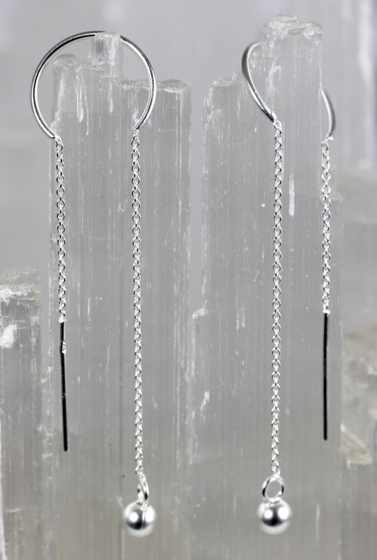 Silver Ear Threads