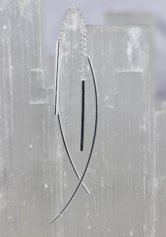 Silver Ear Threads