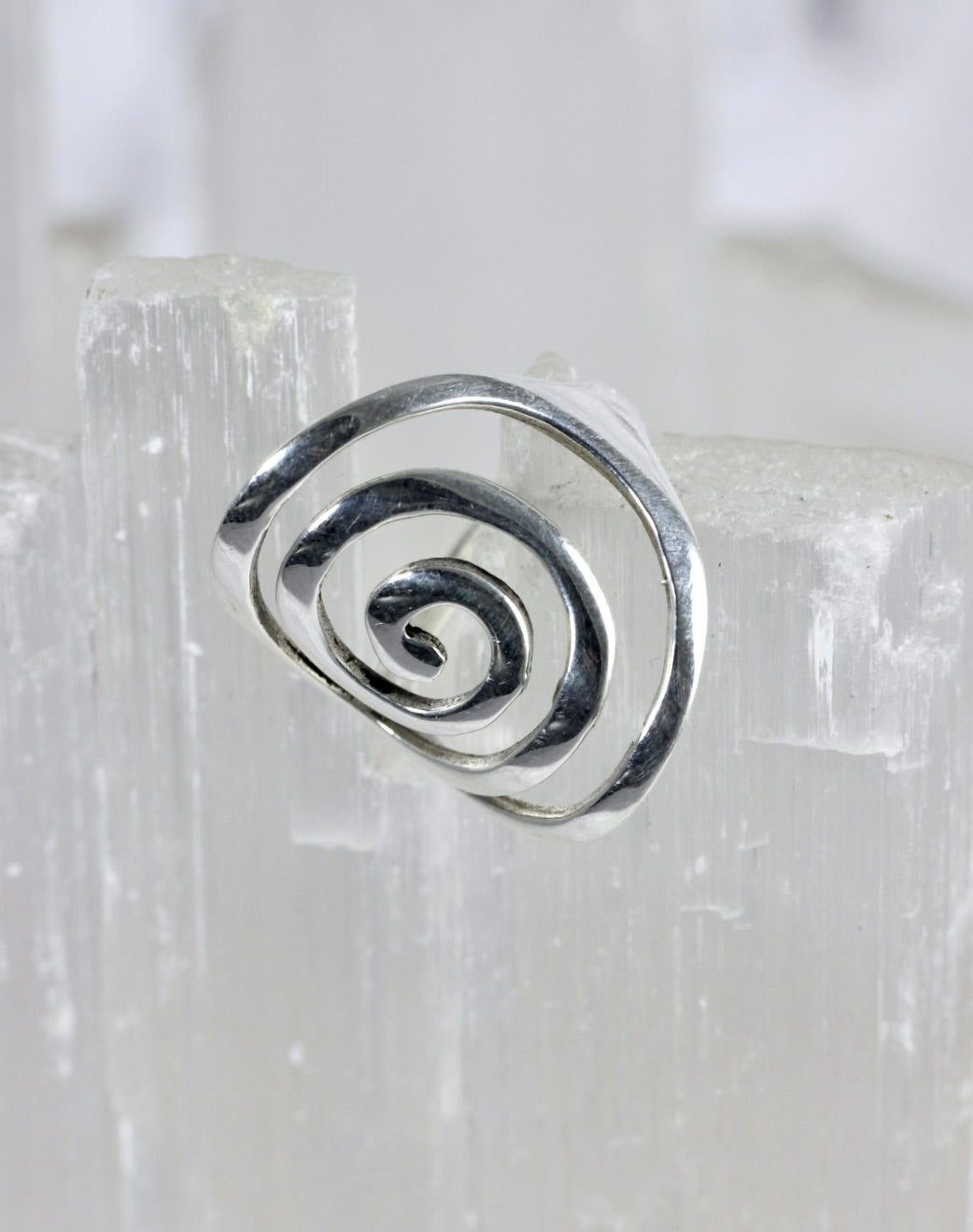 Silver Spiral Ring
