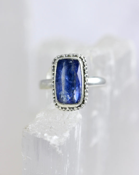 Kyanite Baguette Ring