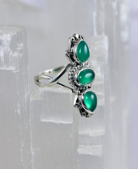 Green Onyx Ring