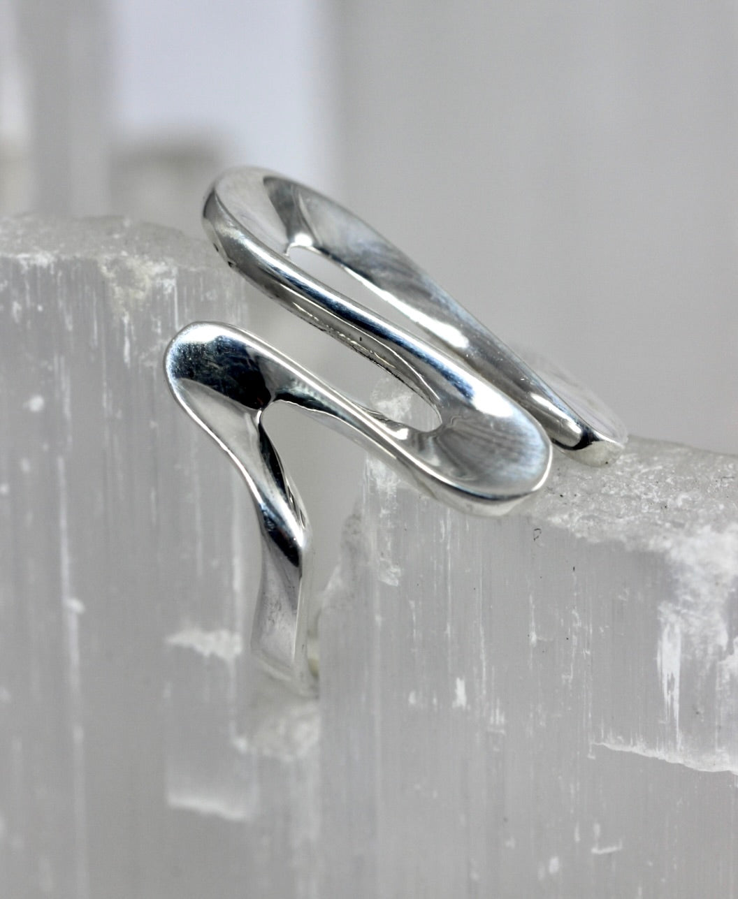 Silver Abstract Ring