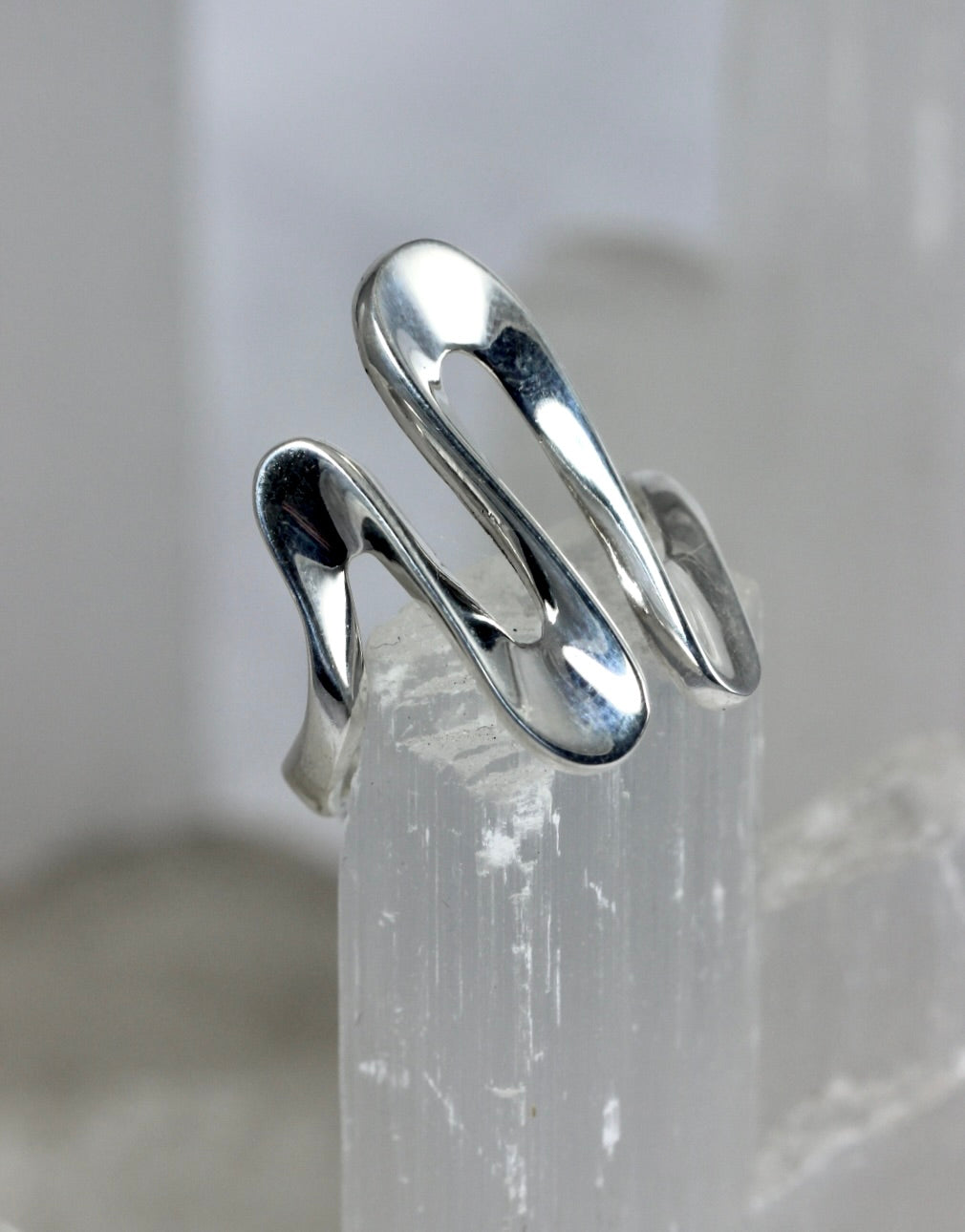 Silver Abstract Ring