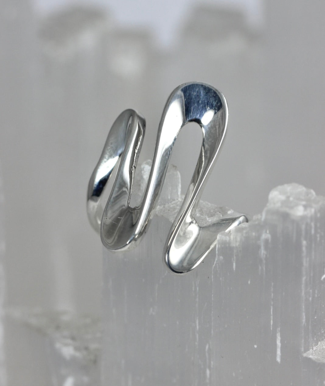 Silver Abstract Ring