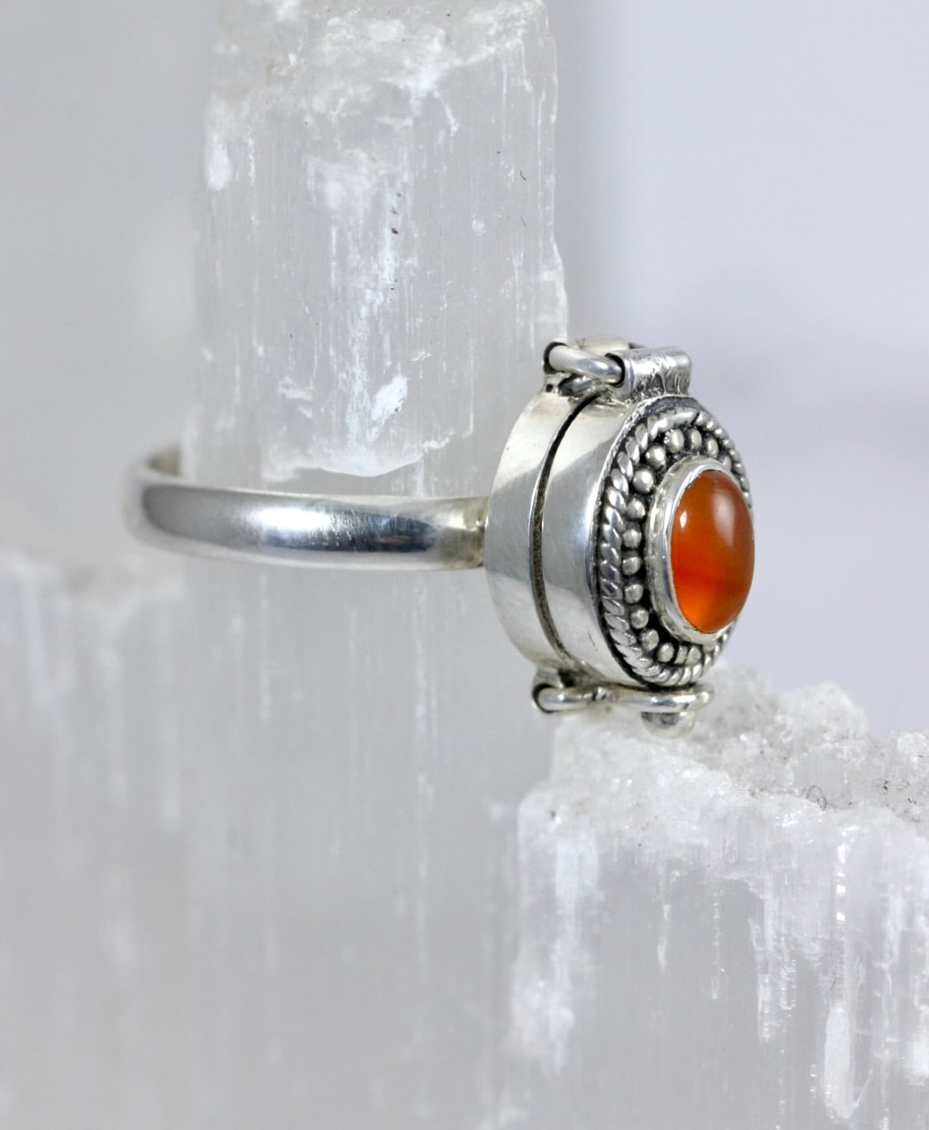 Gemstone Poison Rings