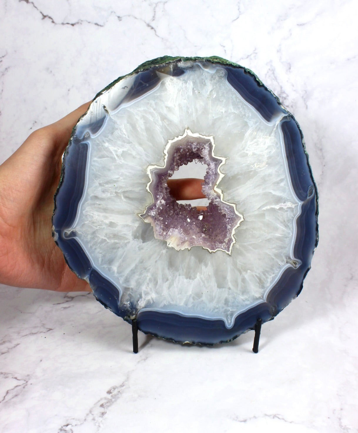 Ametyst Geode Slice