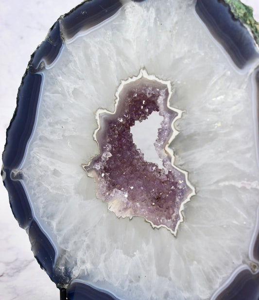 Ametyst Geode Slice