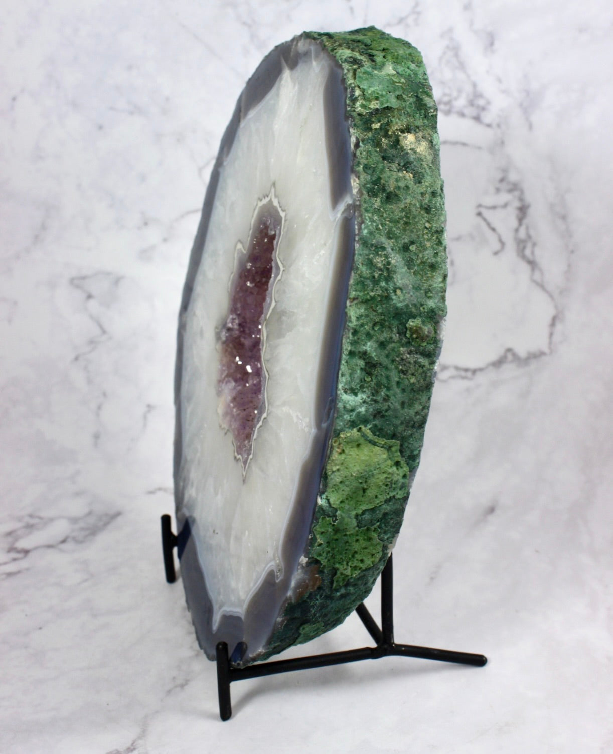 Ametyst Geode Slice